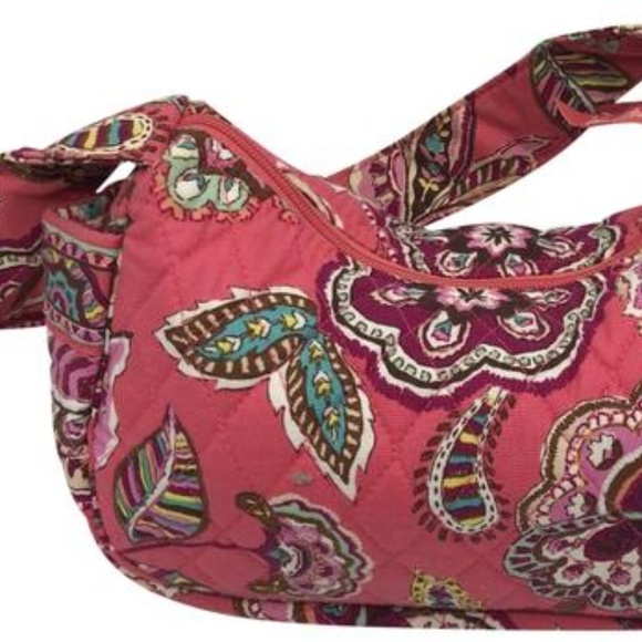 Vera Bradley Red Nylon Medium Handbag - Picture 1 of 8